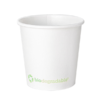 Gobelet chic 2 dl en carton White Cup Blanc pour fontaine à eau Dia = 70 mm H = 90 mm Carton = 2500 pièces (25 x 100) Fournitures en gros suisse