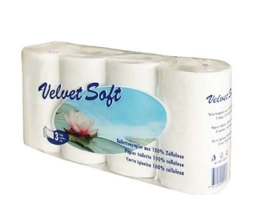 Papier toilette 3 plis 250 feuilles (en rouleaux) 56x Fournitures en gros suisse