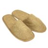 Slipper en lin brun Fournitures en gros suisse