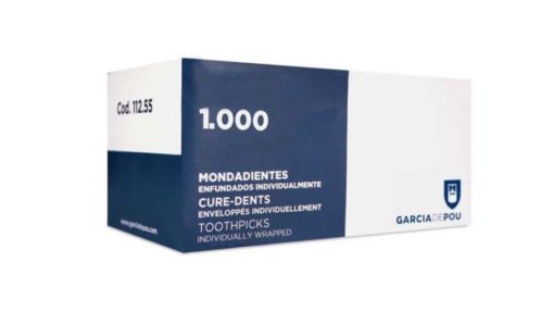 CURE-DENTS ENVELOPPÉS INDIVIDUELLEMENT 9 CM NATUREL BOIS (1000 UNITÉ) Fournitures en gros suisse