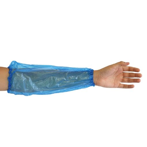 Manchette PE bleu Sachet de 100 pcs 40 x 20 cm , 20 microns Fournitures en gros suisse