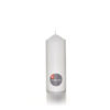BOUGIES Cylindriques Blanc 90 heures (70x200mm) Fournitures en gros suisse
