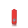 BOUGIES Cylindriques Rouge 90 heures (70x200mm) Fournitures en gros suisse