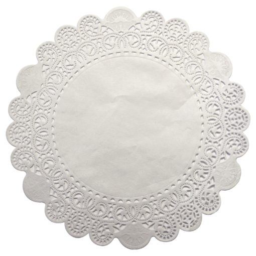 Napperons 50g/m2 ronds blancs Ø 10.0 cm paquet de 250 pièces Fournitures en gros suisse