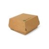 Boite burger "100% Fair" grand paquet à 80 pièces, FSC 7 cm x 11,5 cm x 11 cm, brun Fournitures en gros suisse