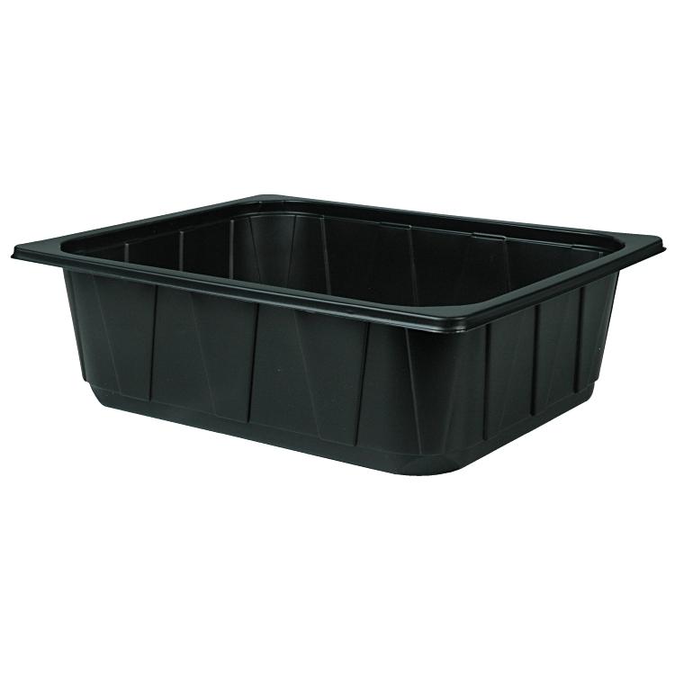 Plateau PP 1/2GN ECO 6300ml 325x265x100mm blanc ou noir, en carton de 92 pièces – Image 2