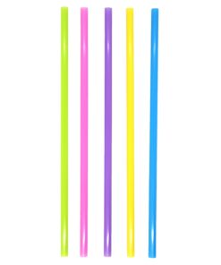 Pailles pour shake, colorées