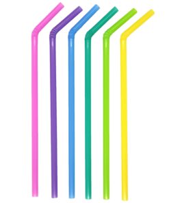 Pailles pour Shakes flexibles, colorées