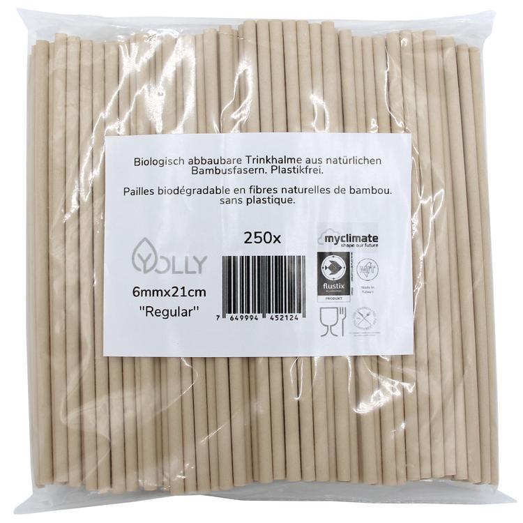 Paille en bambou nature et compostable en divers tailles – Image 2