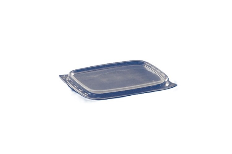 Couvercle pour récipient 108x82mm, PP transparent en paquet de 100 pièces