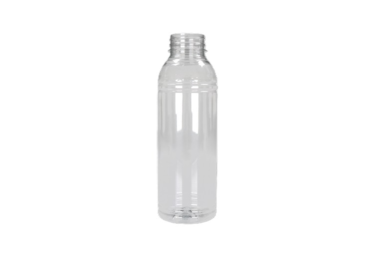 Bouteille rPET 250 / 330 / 500 avec couvercle à visser blanc attaché – Image 2
