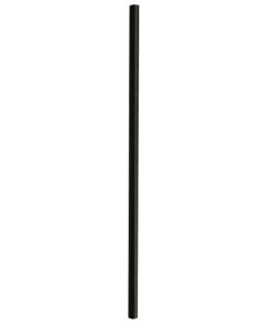 Paille à boire noir Ø 8 mm 250 mm