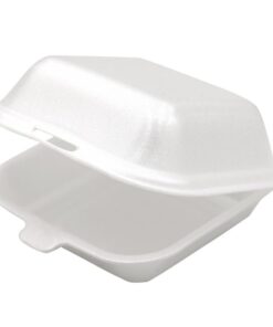 Boîtes à hamburgers beigeEPS
