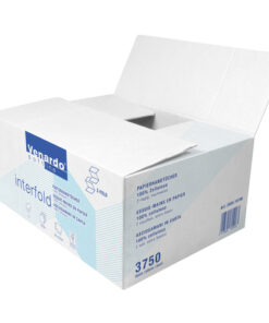 Essuie-mains en papier Neutres Super blanches Z 2 couches 24.0 x 24.0 cm