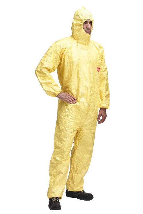 Combinaison de protection chimique Tychem® 2000 C jaune – Image 2