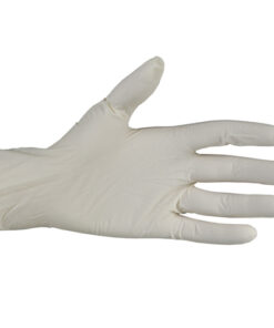 Gant à usage unique Weitaglove Latex Polymer + S, blanc, AQL 1.5, non poudré