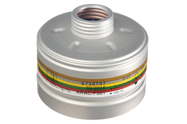Filtres anti-gaz combinés Dräger Rd40 1140 A2B2E2K2 Hg P3 RD