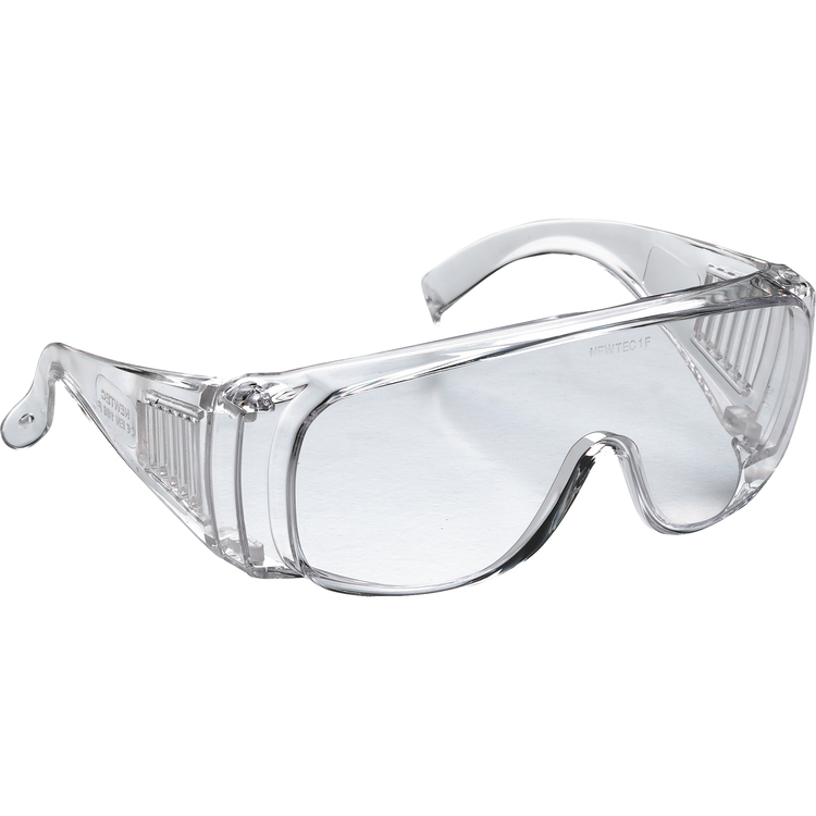 Lunettes de protection NERI ET30 avec monture PC, anti-rayures, anti-buée, transparentes