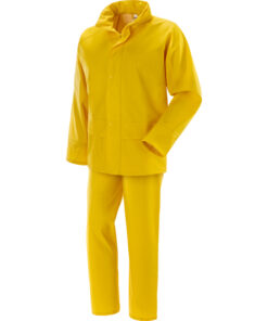 Combinaison de pluie NERI IGUAZU veste et d'un pantalon, en PVC/ PU, jaune