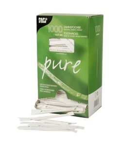 Cure-dents en bois, emballés séparément