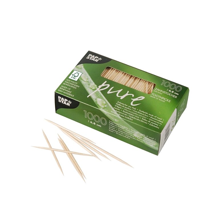 Cure-dent Papstar Pure 6.8 cm